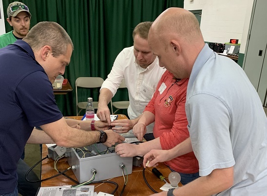 team working on a task 3