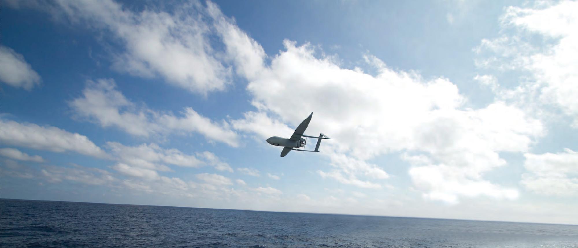 aerosonde over water