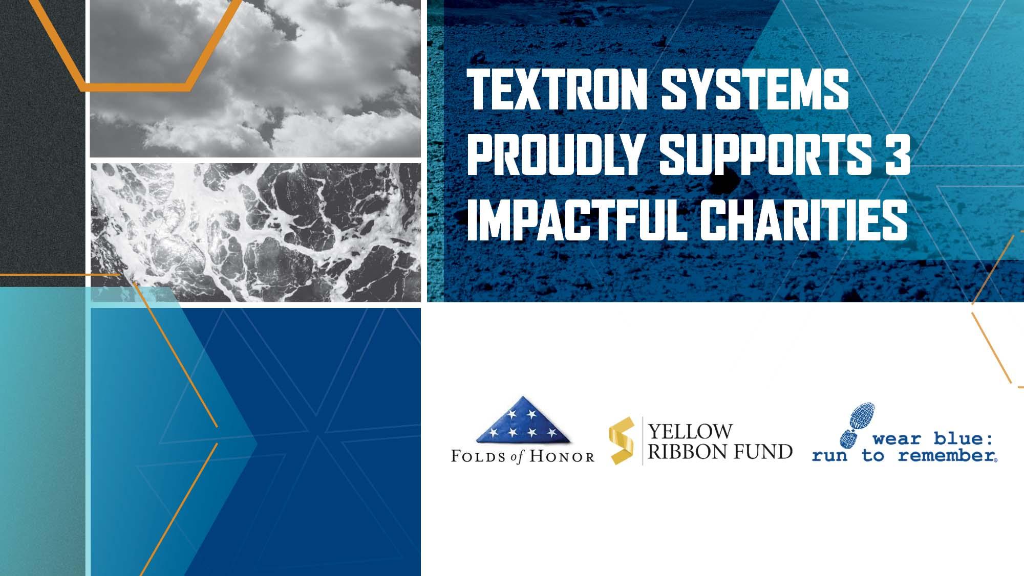 Textron Systems Proudly Supports charities feature image