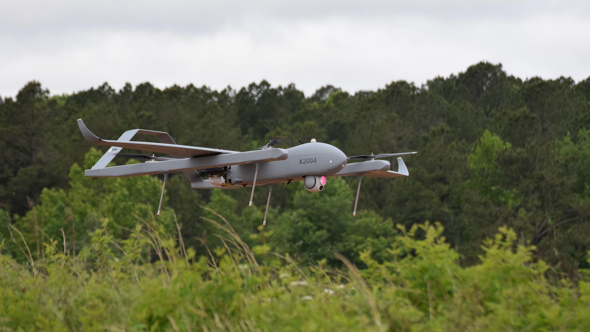 Aerosonde in flight