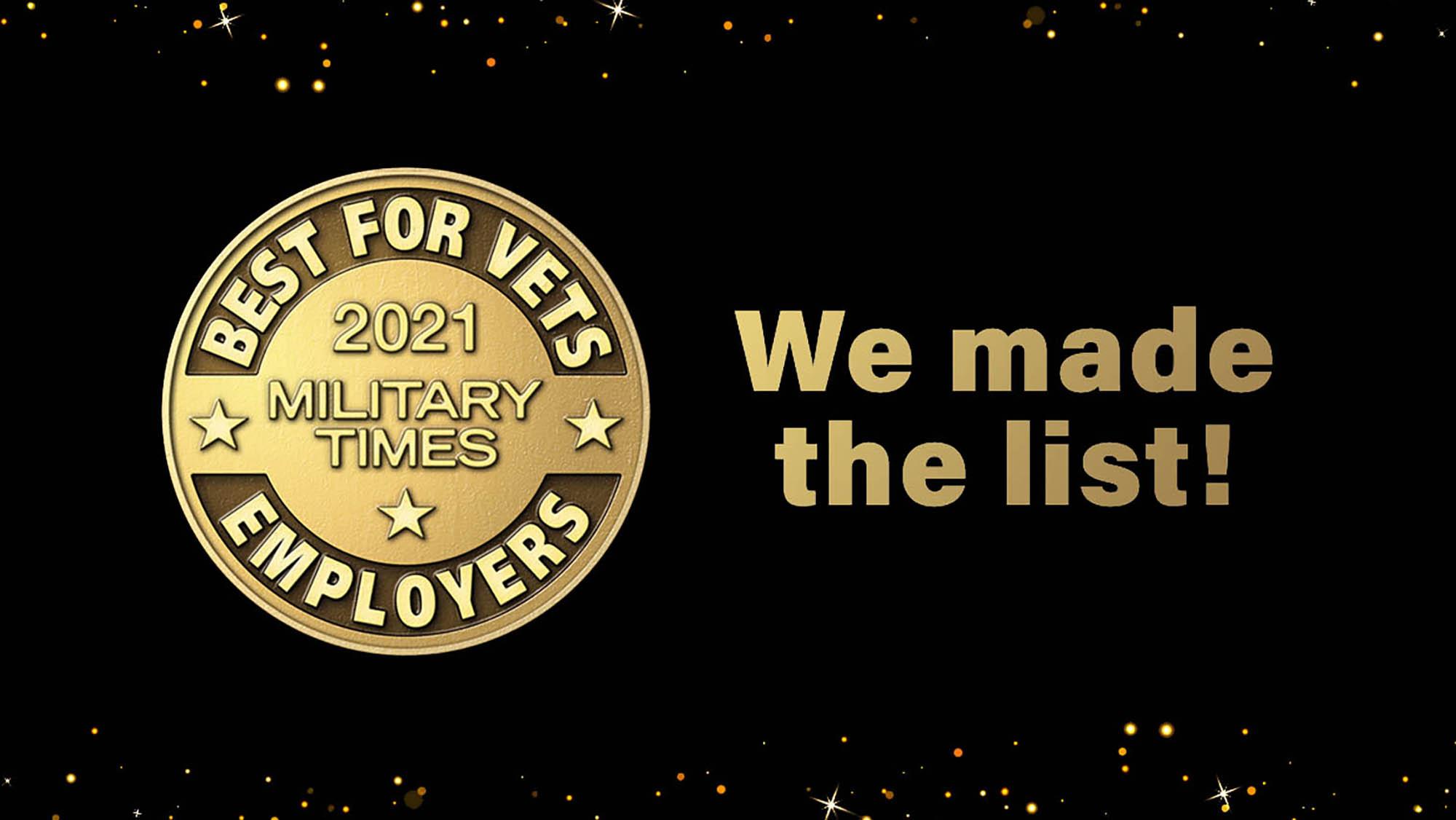 Best For Vets Employers 2021