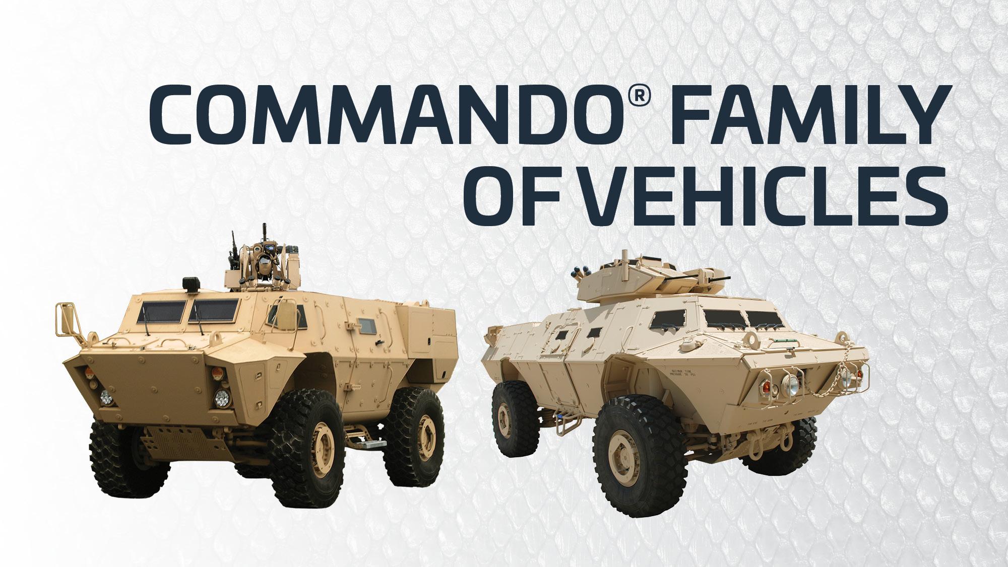 Textron Systems COMMANDO Family of Vehicles