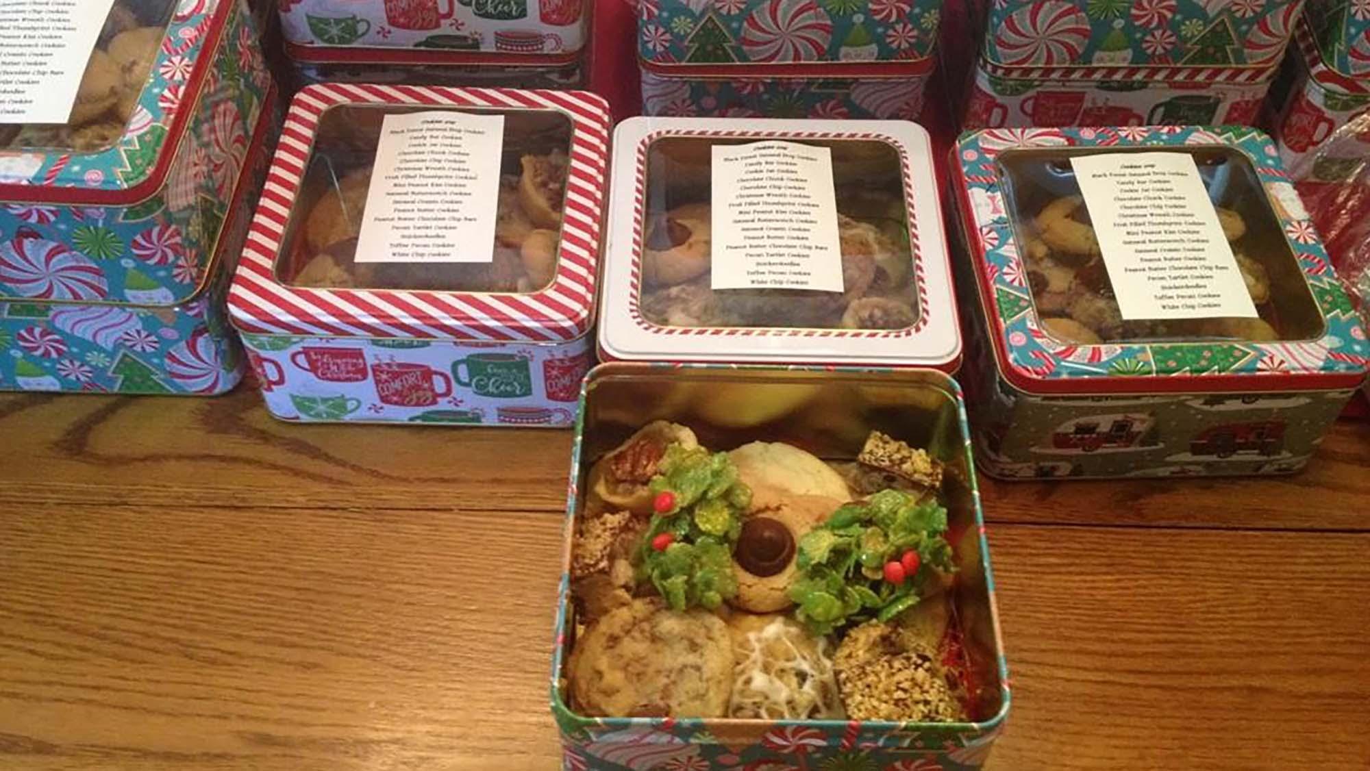 Box of Holiday Cookies