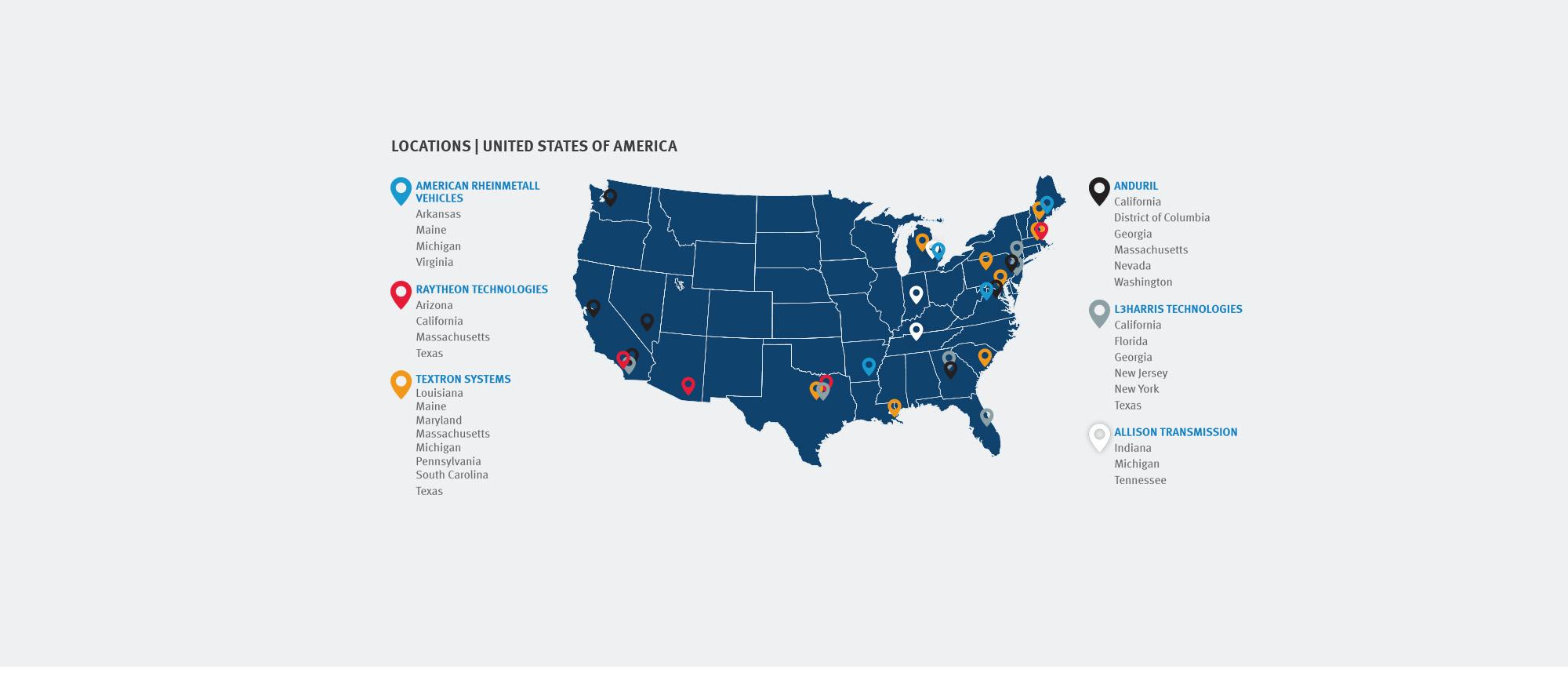 Team LYNX Manufacturing Locations