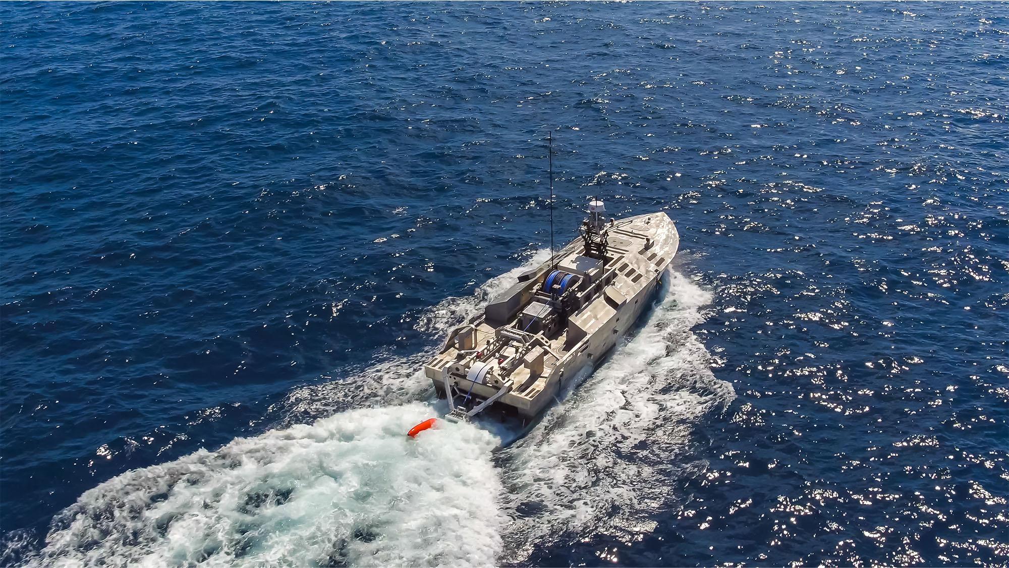 CUSV in the water