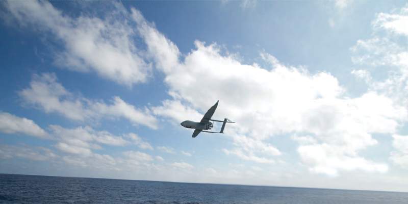 aerosonde over water