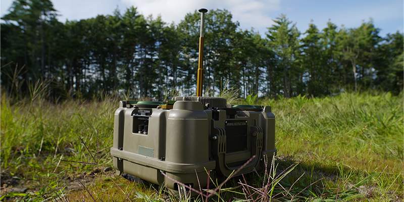 XM204 in a field