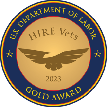 U.S. Department of Labor Hires Vets Gold Award Recipient